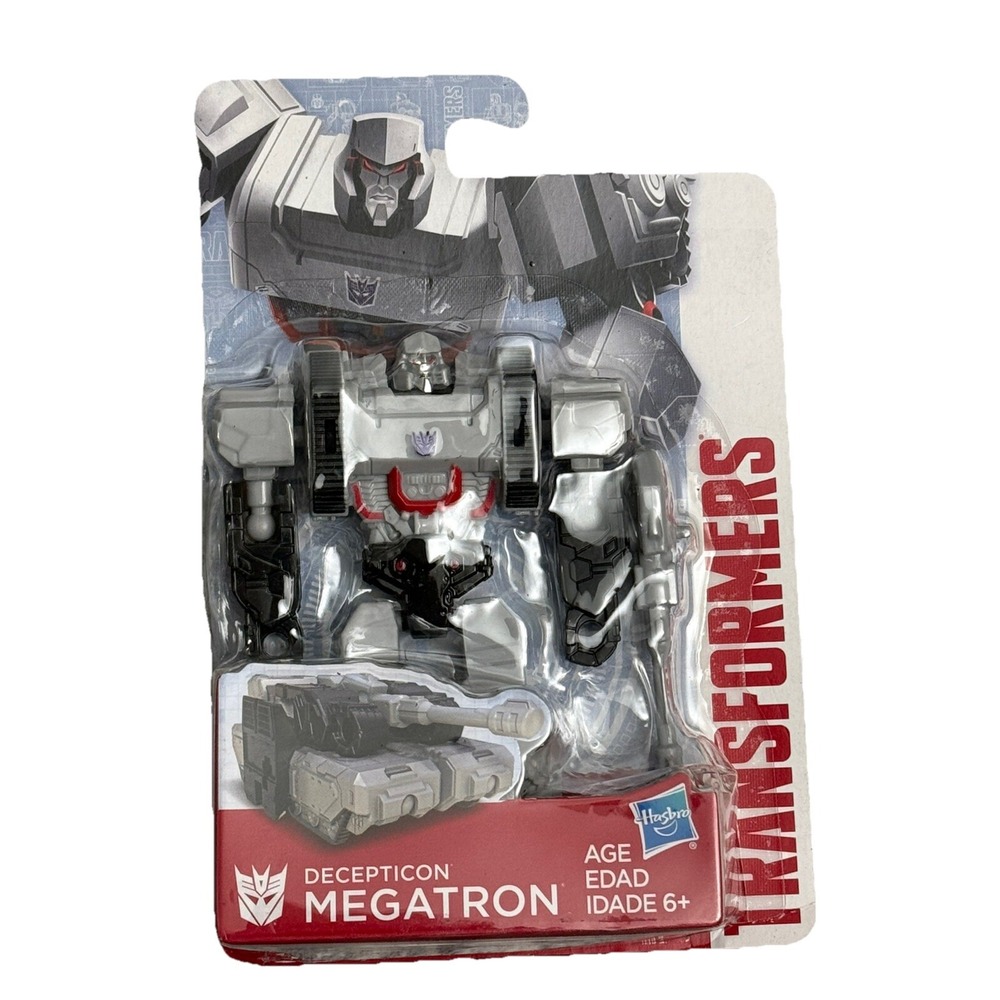 Transformers MEGATRON Decepticon 4.5" Action Figure By Hasbro 6 Steps Transforms